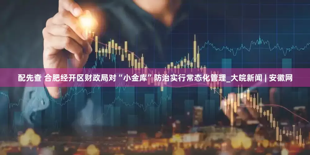 配先查 合肥经开区财政局对“小金库”防治实行常态化管理_大皖新闻 | 安徽网