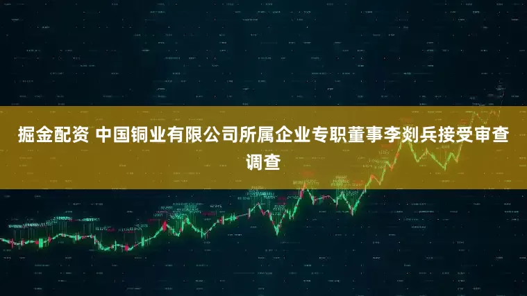 掘金配资 中国铜业有限公司所属企业专职董事李剡兵接受审查调查